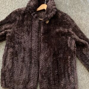 Sheared Mink Knitted jacket